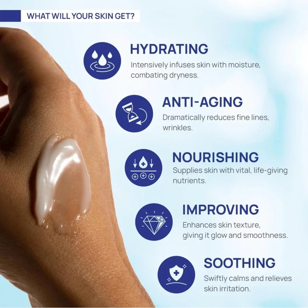 Moonrin Retinol & Collagen Moisturizer Cream with Hyaluronic Acid 1.8 Oz - Picture 4 of 6